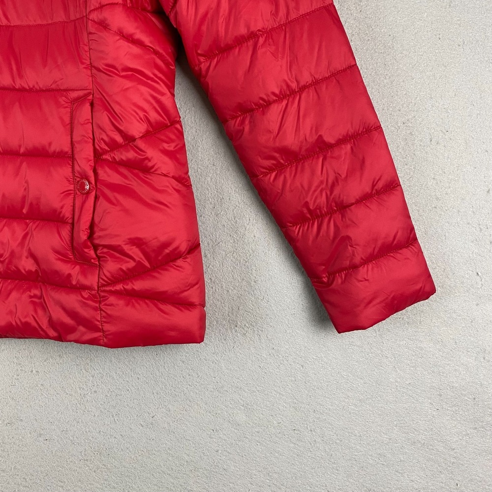 Barbour womens Coastal Collection Jacket 8 Quilted Red pockets NEW - Picture 2 of 16